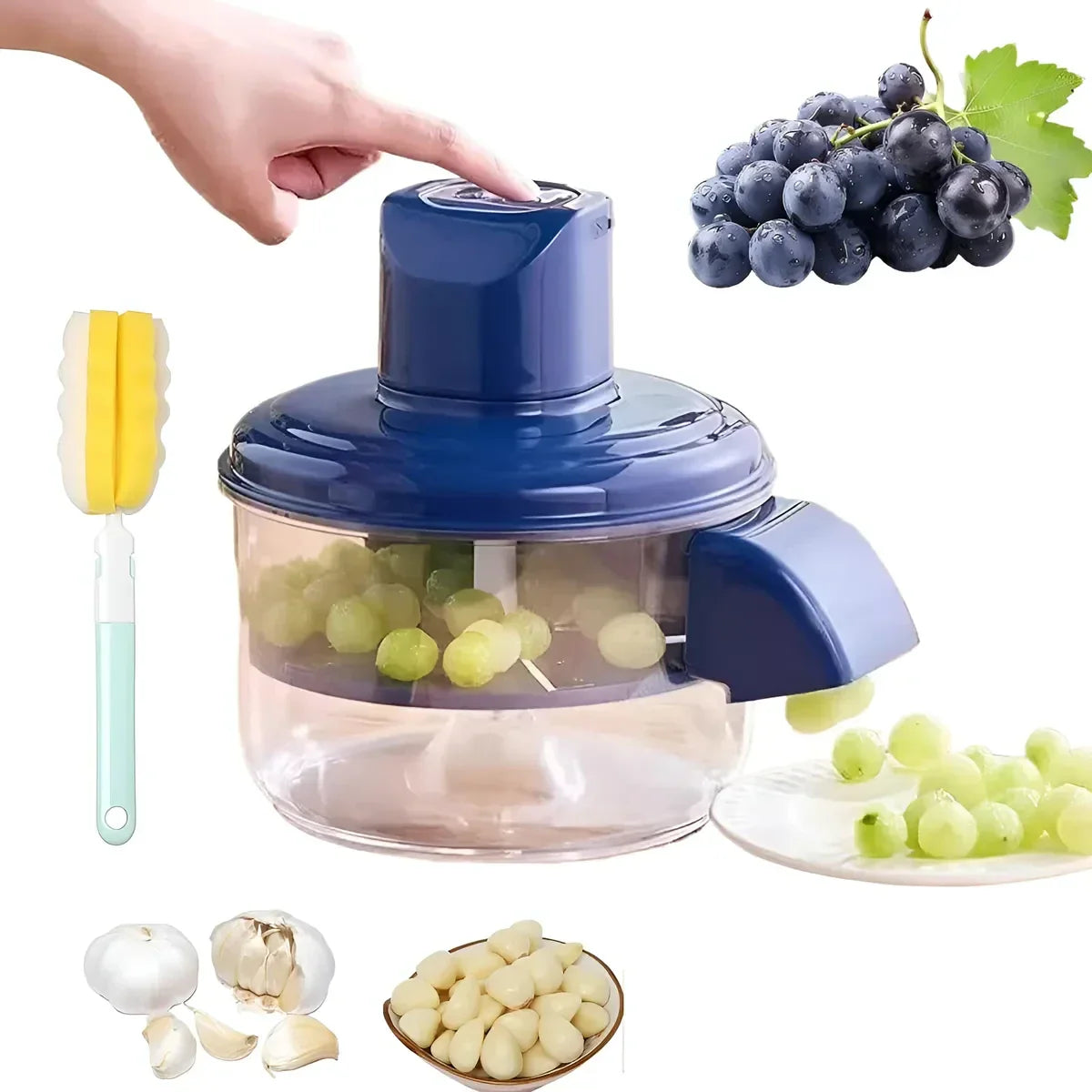 Descascador Elétrico Automático de Frutas e Alho