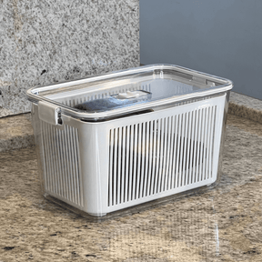 Pote Hermético Slim Multiuso Branco 4,4 Litros