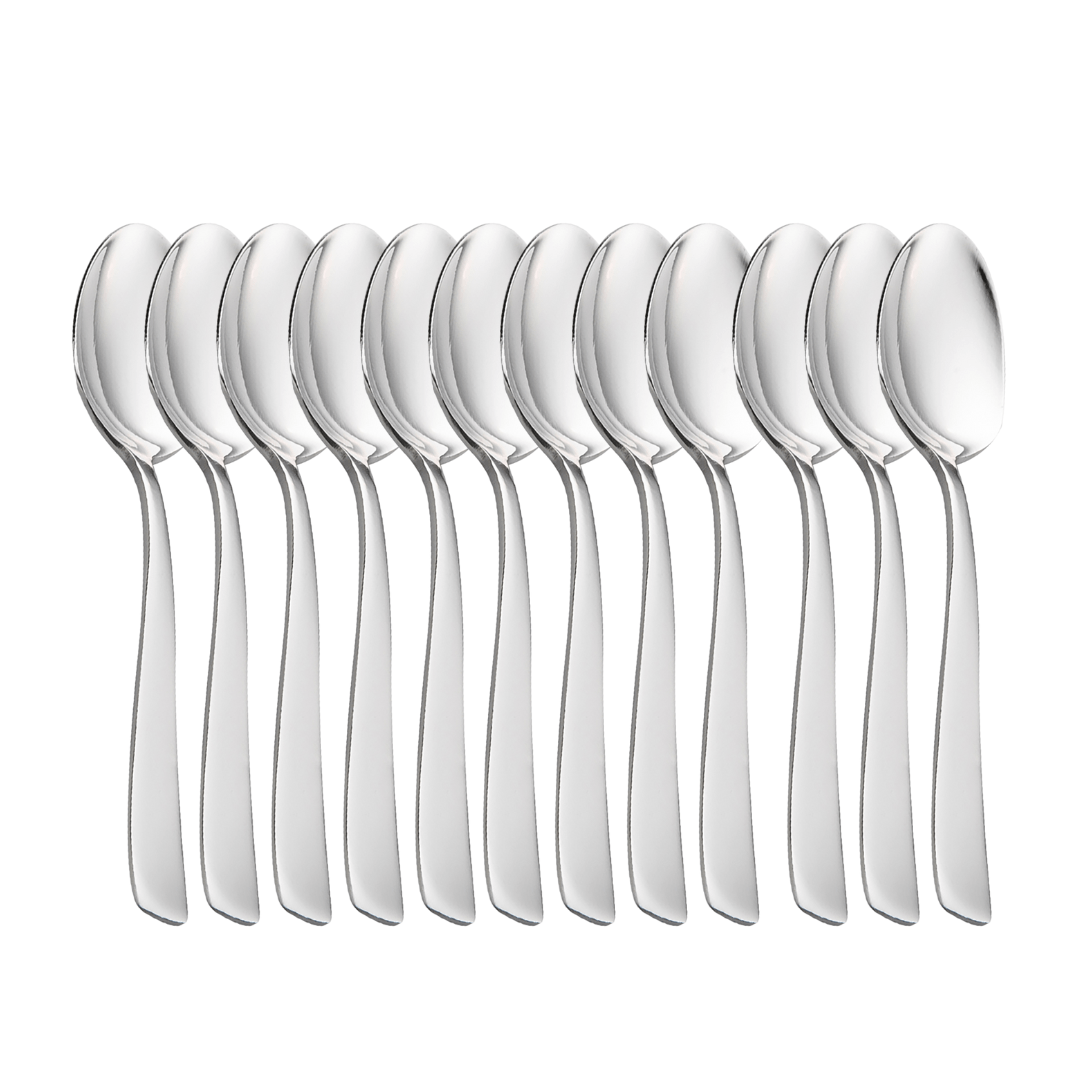 Jogo 12 Colheres Pisa para Café em Aço Inox